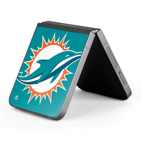 NFL Miami Dolphins Large Logo Galaxy Z Flip6 Skin